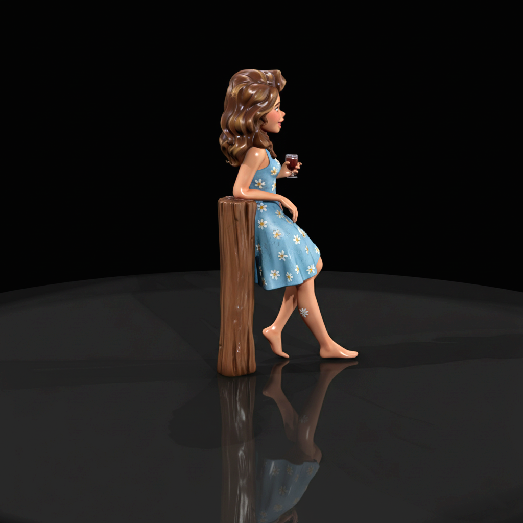 female moonshine customer