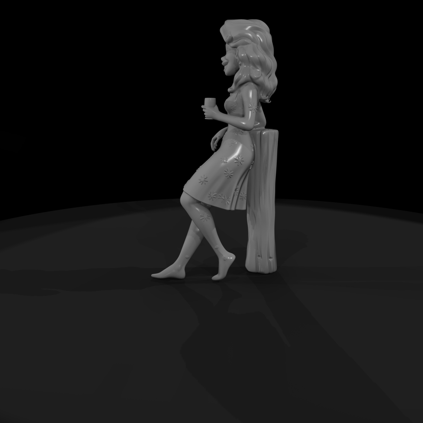 female moonshine customer