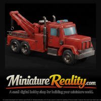 fire truck red with hooks — thumbnail 3