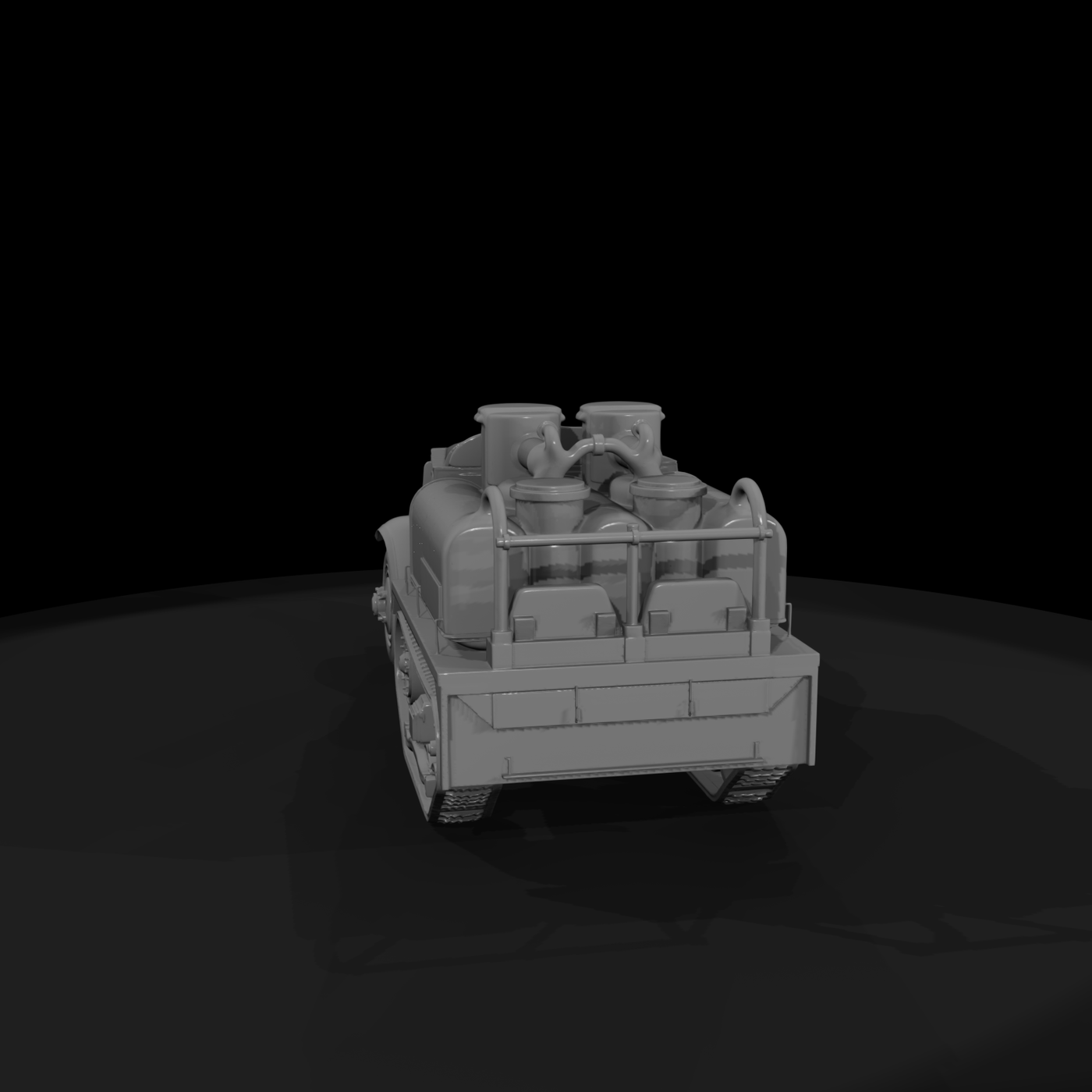 fire truck with tracks