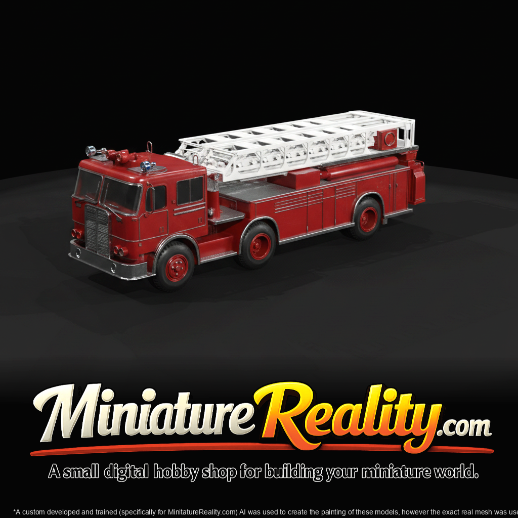 Fire Truck Red Ladder (1970s)