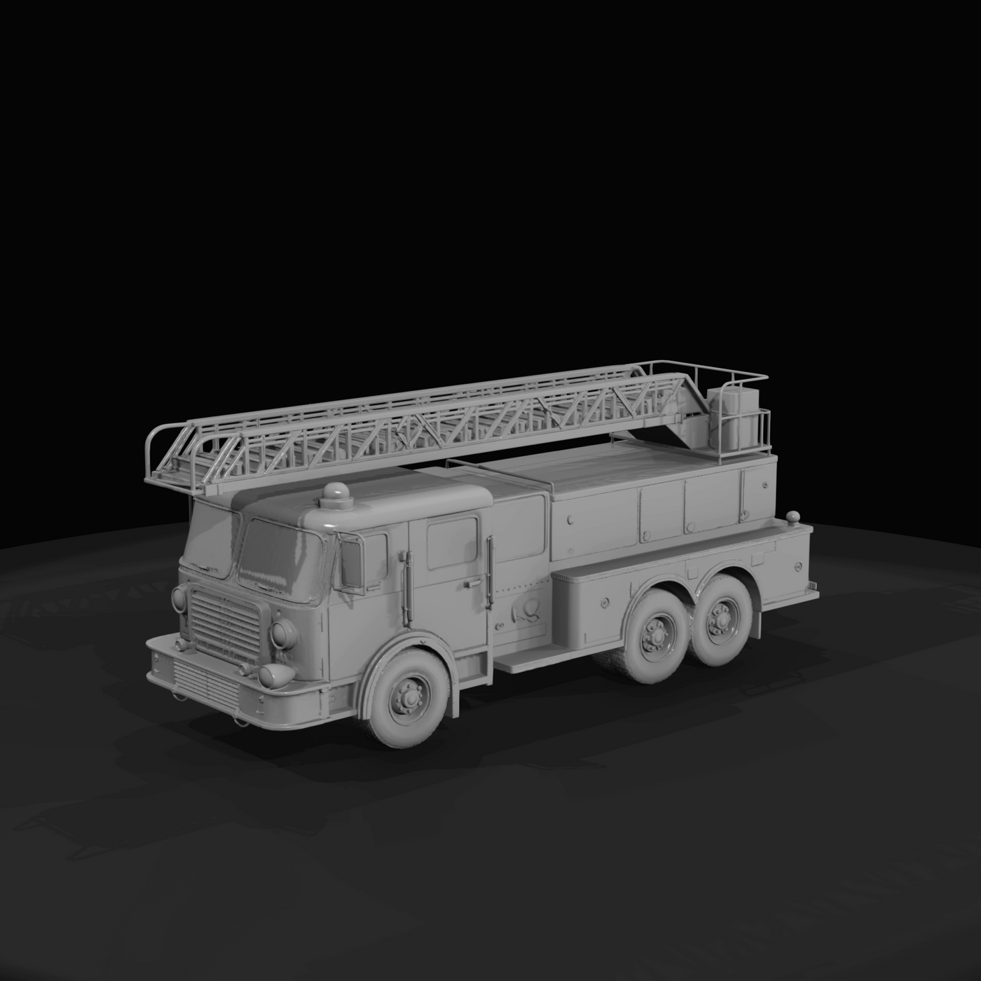 Fire Truck (1950s) — emergency fire apparatus