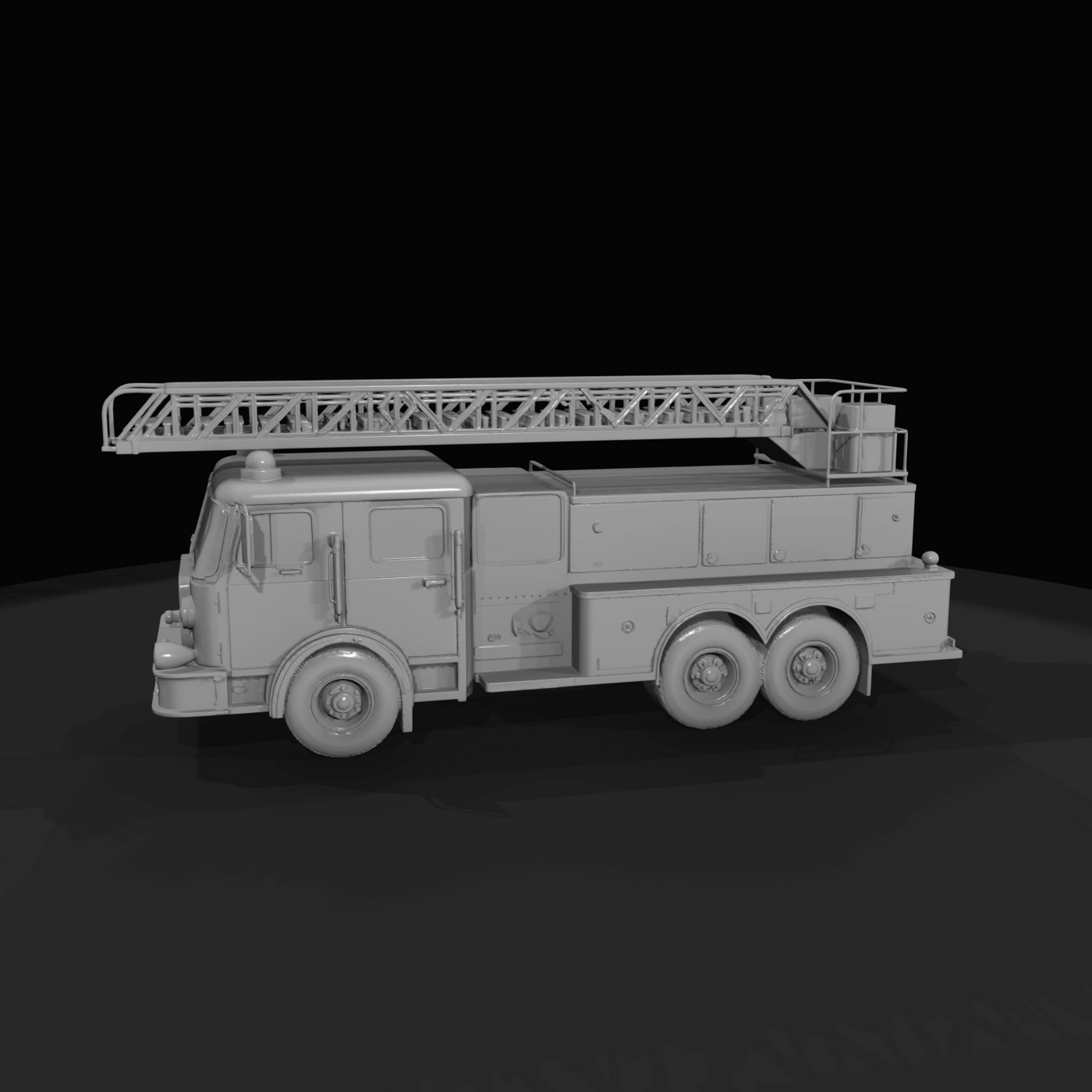 Fire Truck (1950s) — emergency fire apparatus