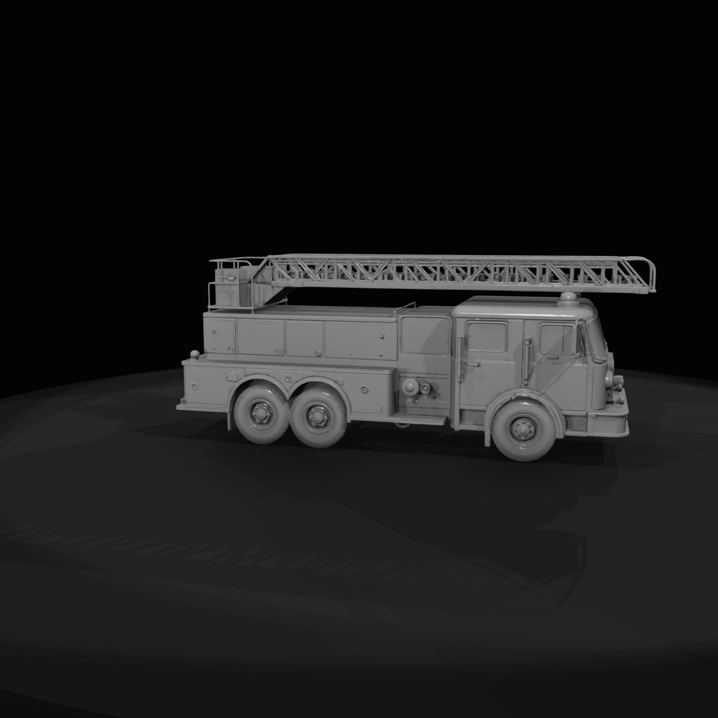 Fire Truck (1950s) — emergency fire apparatus
