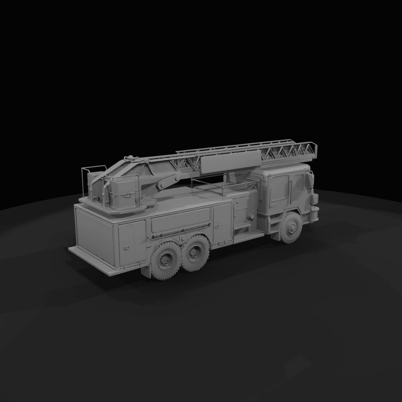Fire Truck (1950s) — emergency fire apparatus