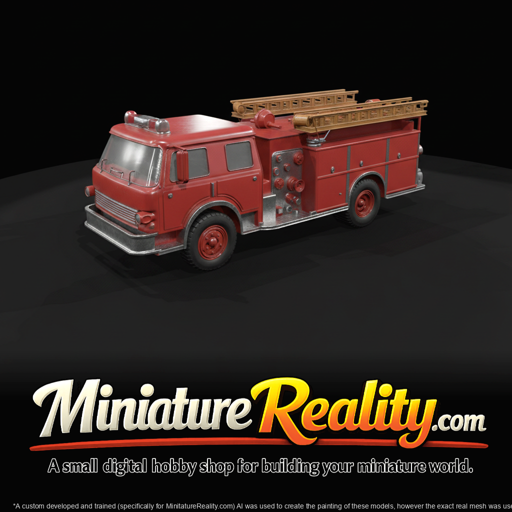 Fire Truck (1950s) — emergency fire apparatus