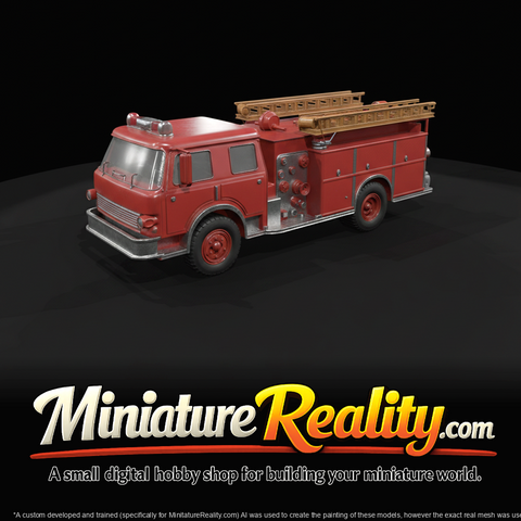 Fire Truck (1950s) — emergency fire apparatus