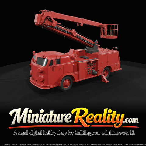 Fire Truck (1950s) — emergency fire apparatus