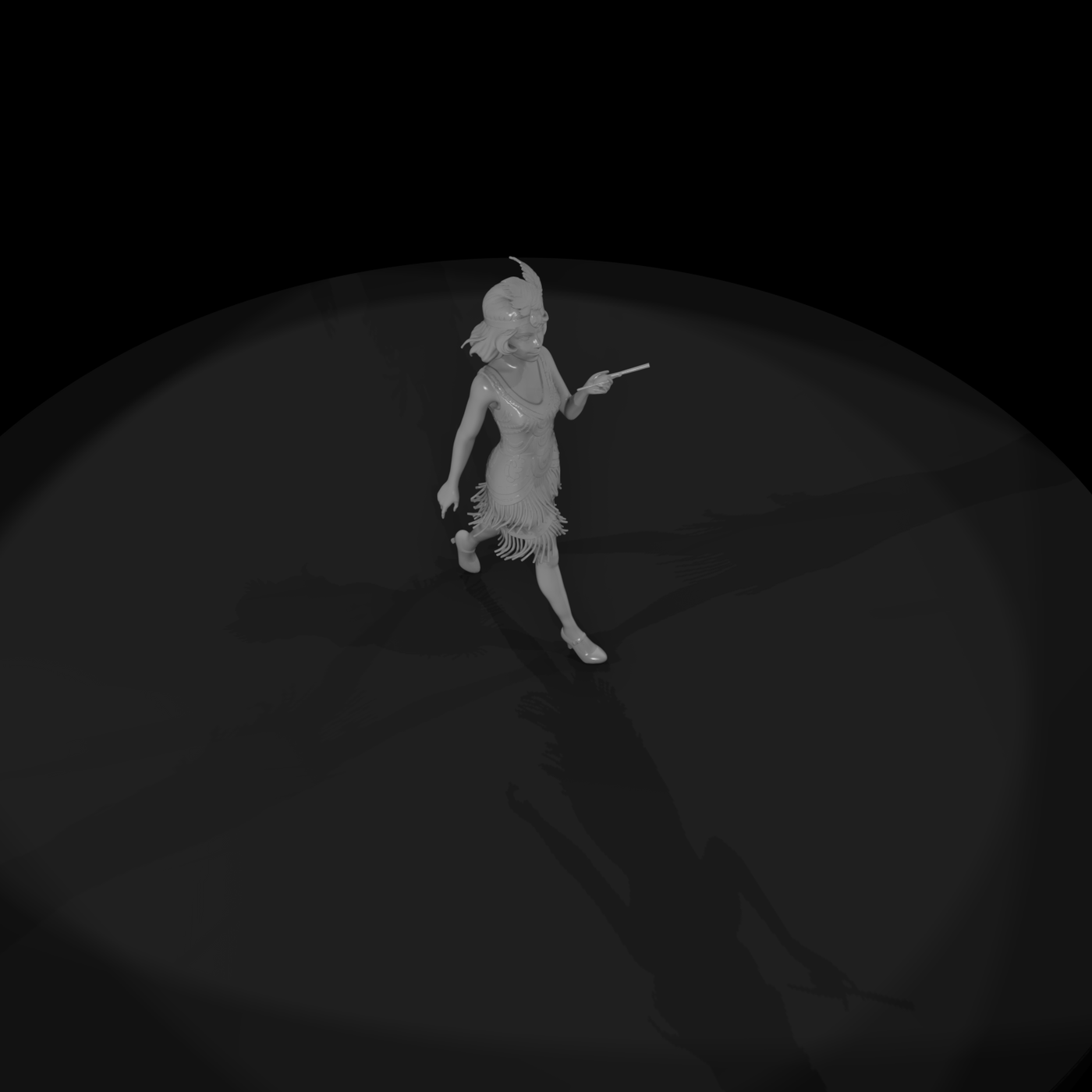 flapper woman