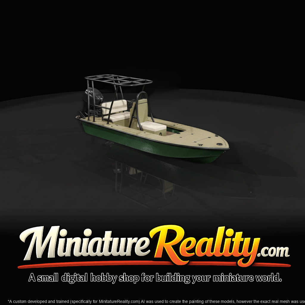 Flat-Bottom Skiff Boat