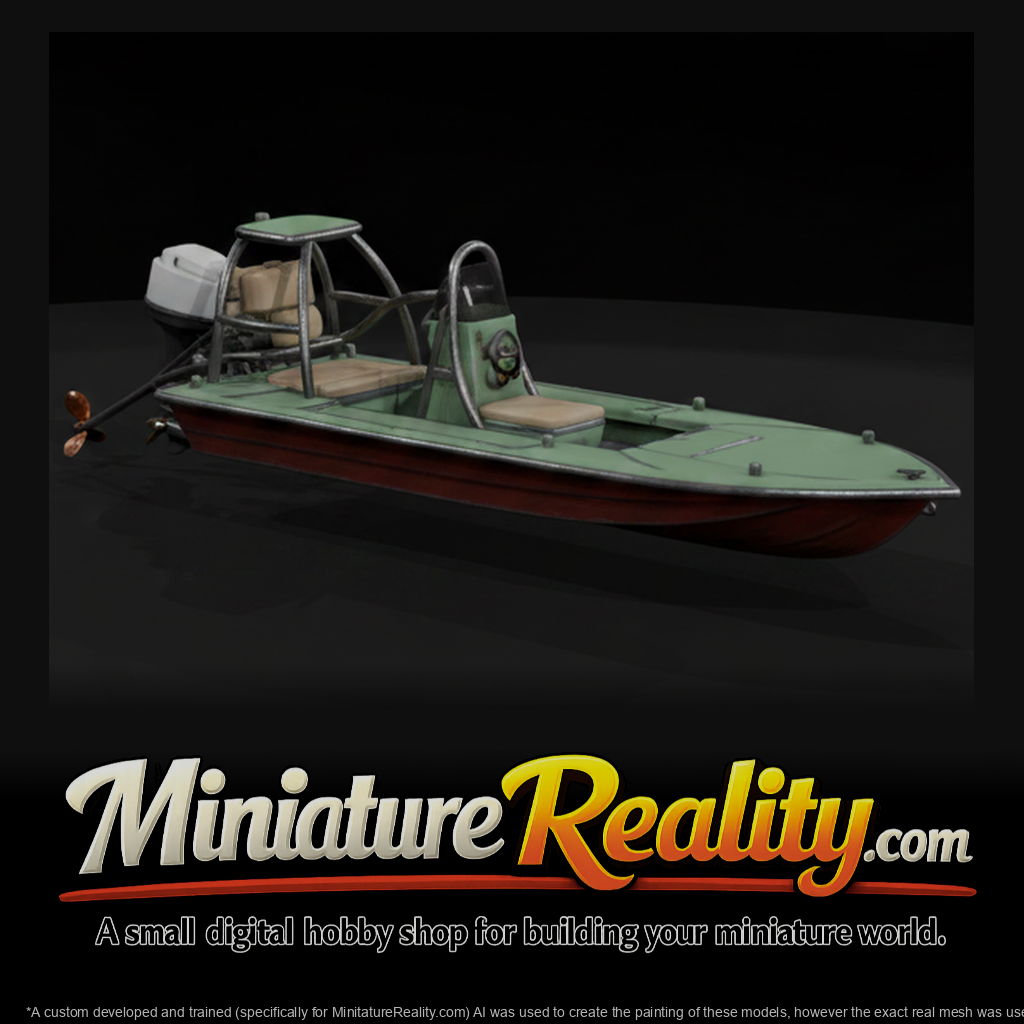 Flat-Bottom Skiff Boat