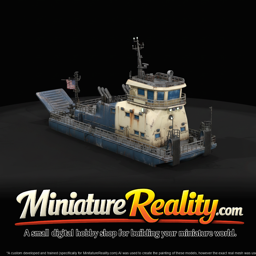 Flatbottom Pusher Barge (estimated)