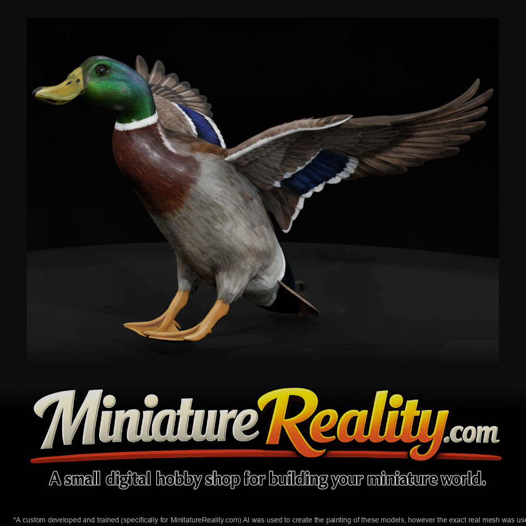Flying Duck Sculpture and Railroad Layouts