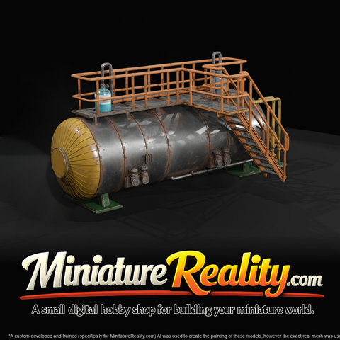 Gas–Water Separator Tank (3D Printable)