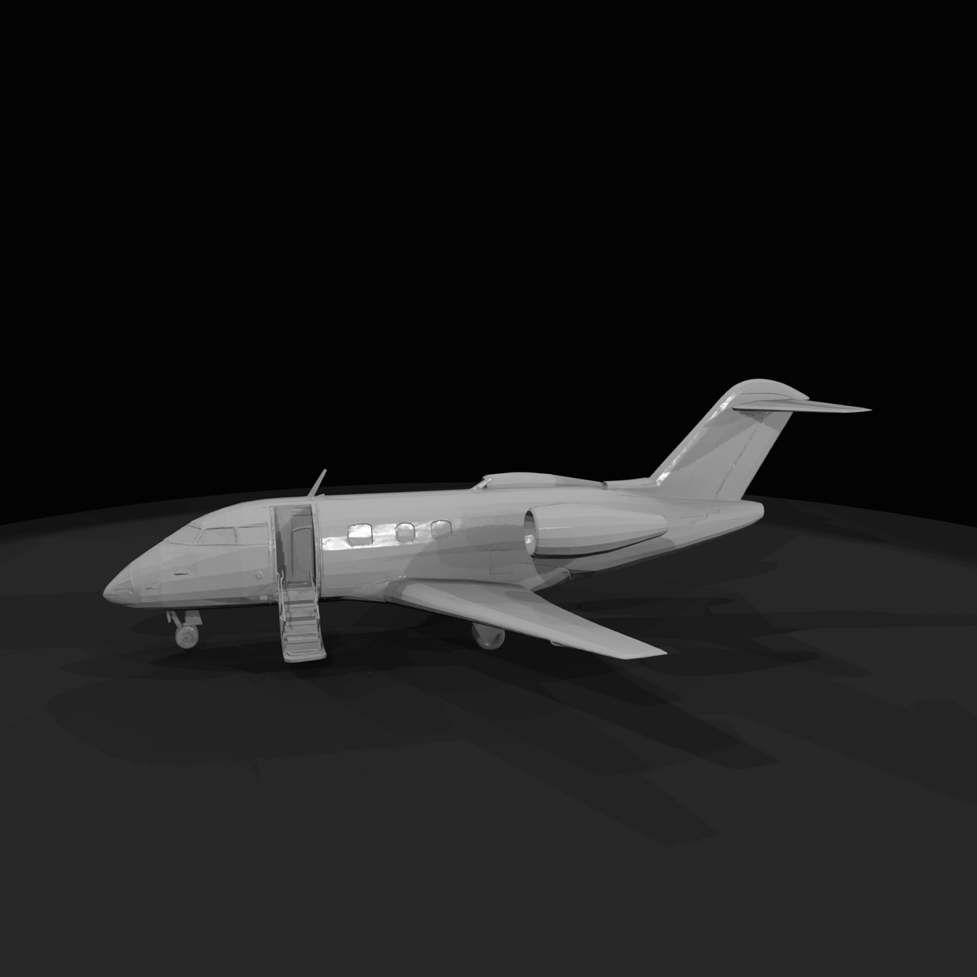 Generic Bombardier Challenger 600 With Full Interior And Cockpit (estimated)
