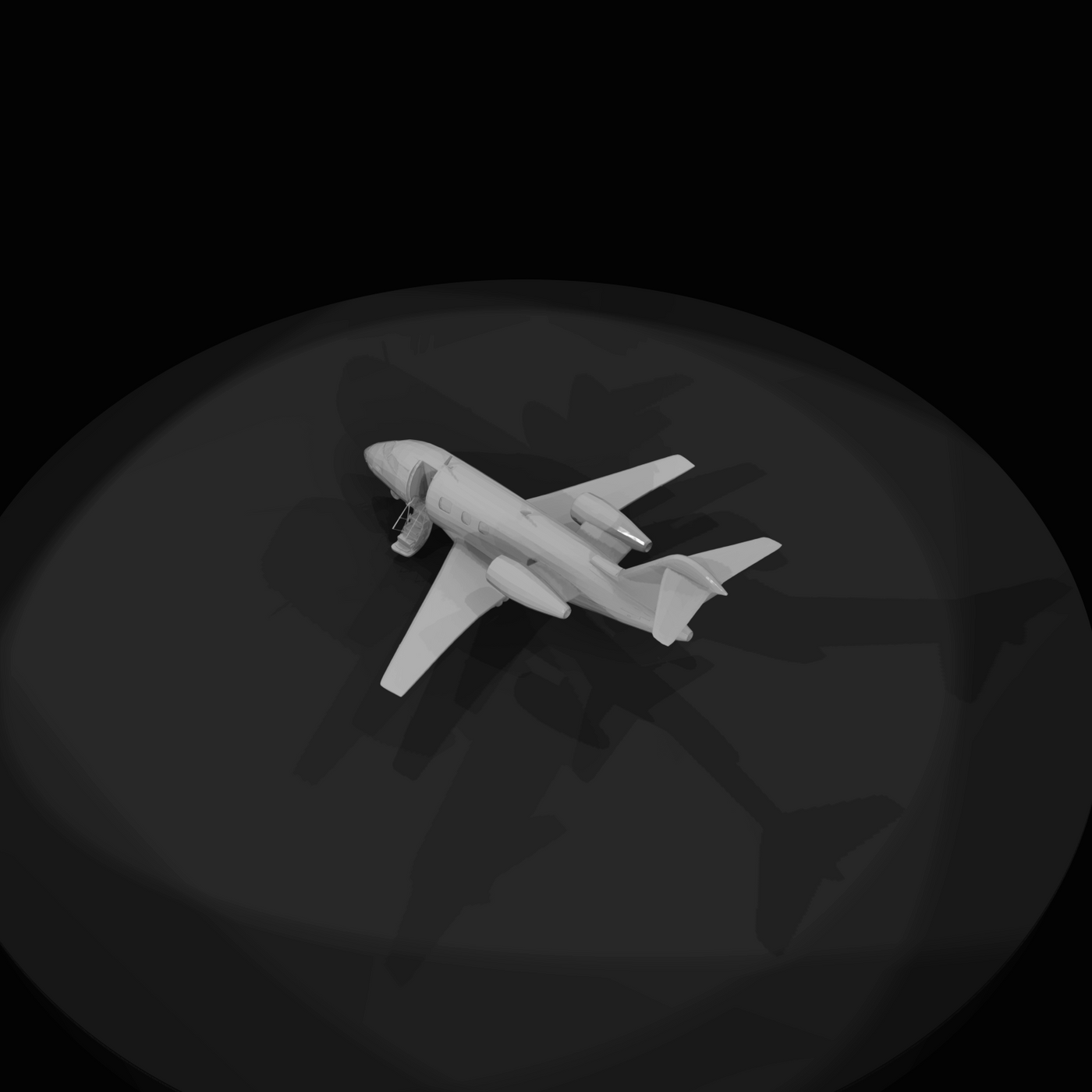 Generic Bombardier Challenger 600 With Full Interior And Cockpit (estimated)