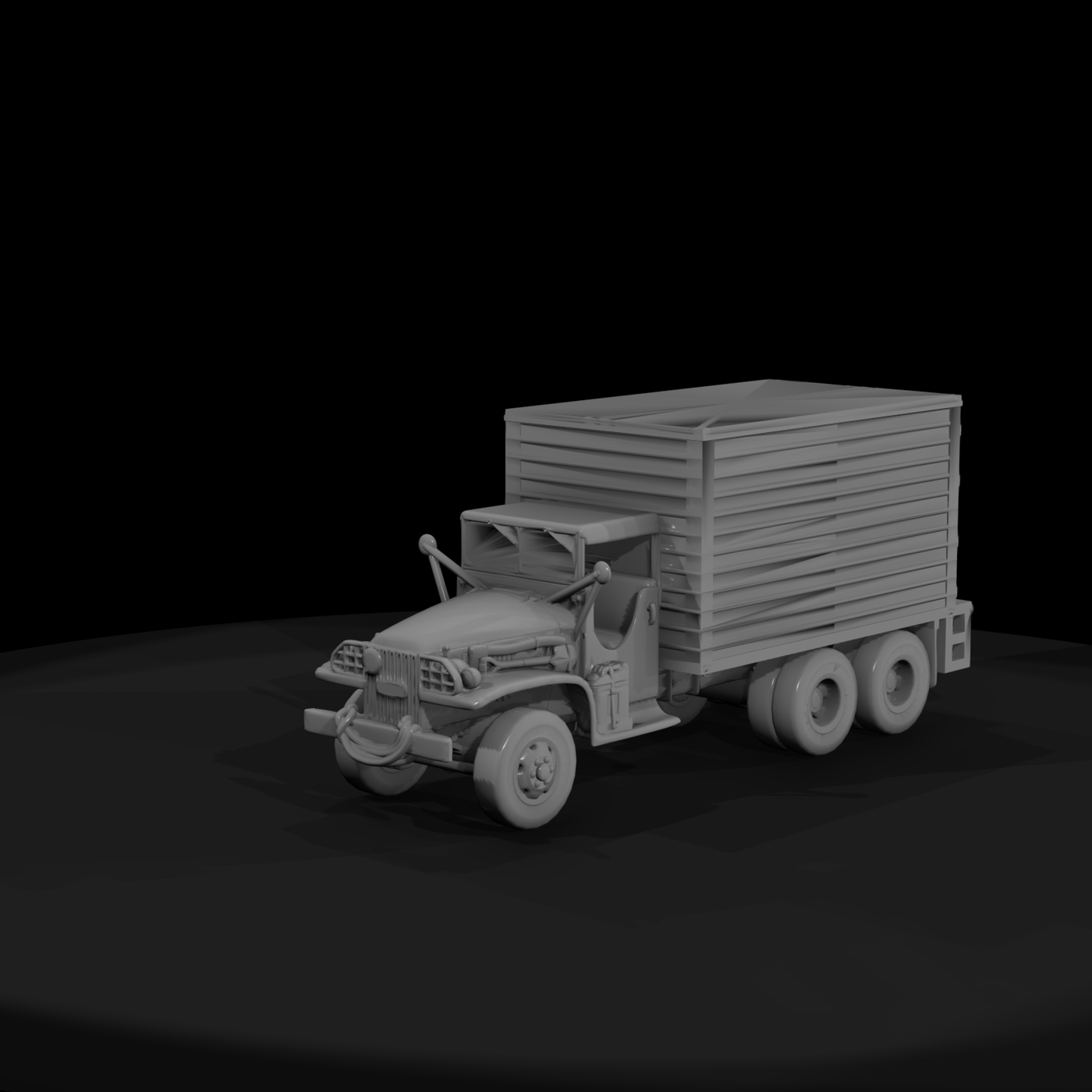 GMC 353 Military box truckv2