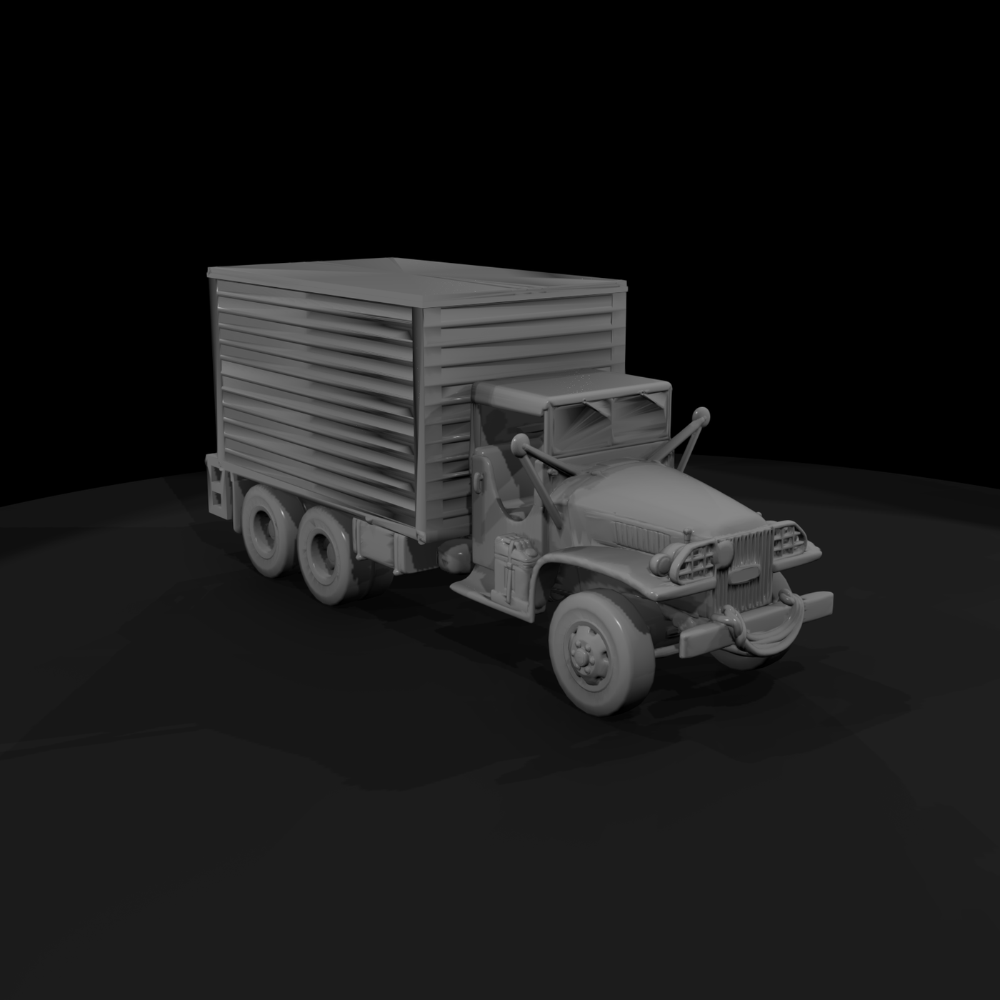 GMC 353 Military box truckv2