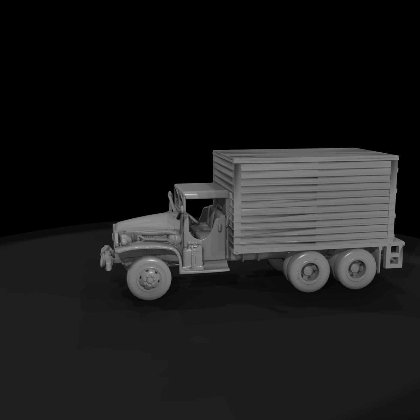 GMC 353 Military box truckv2