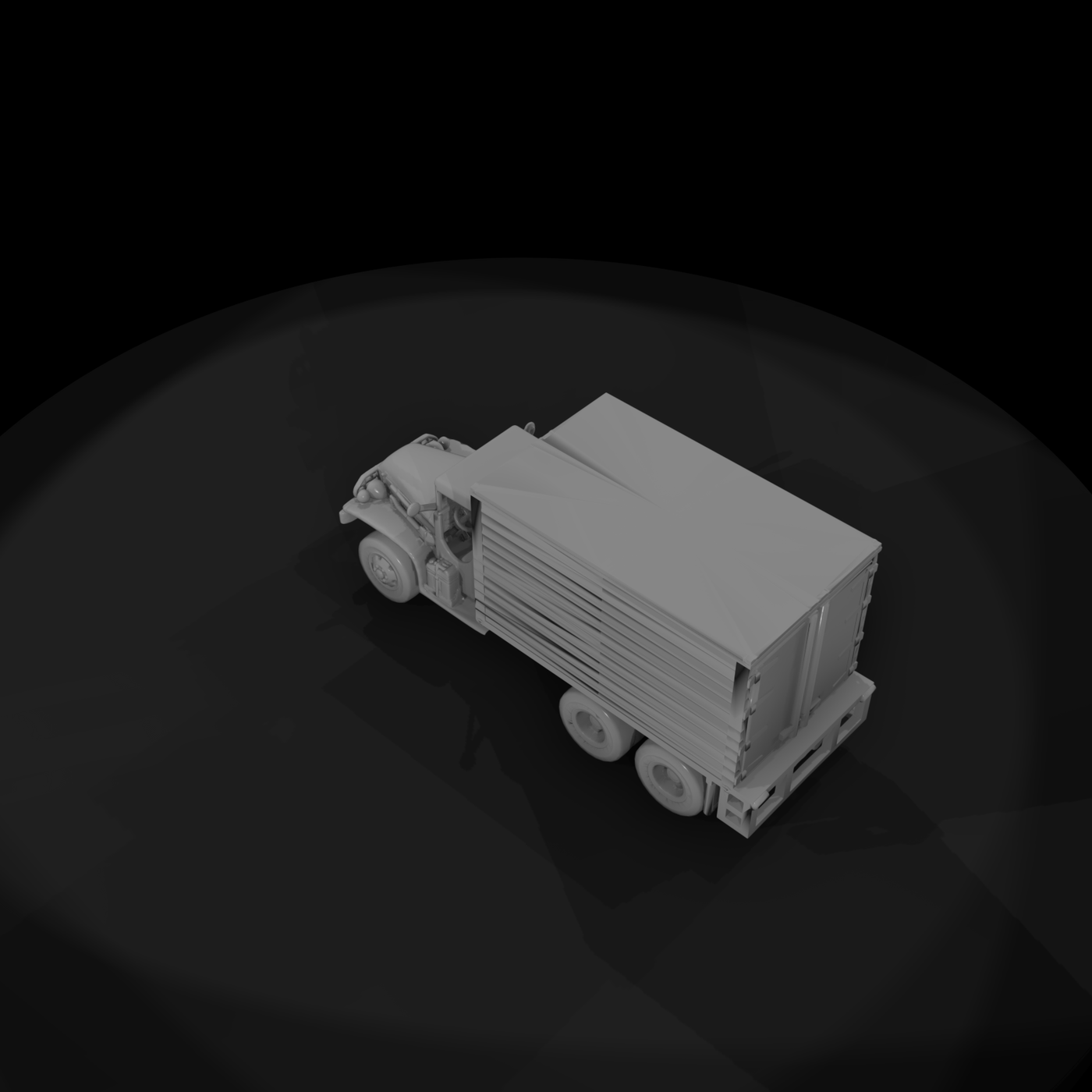 GMC 353 Military box truckv2
