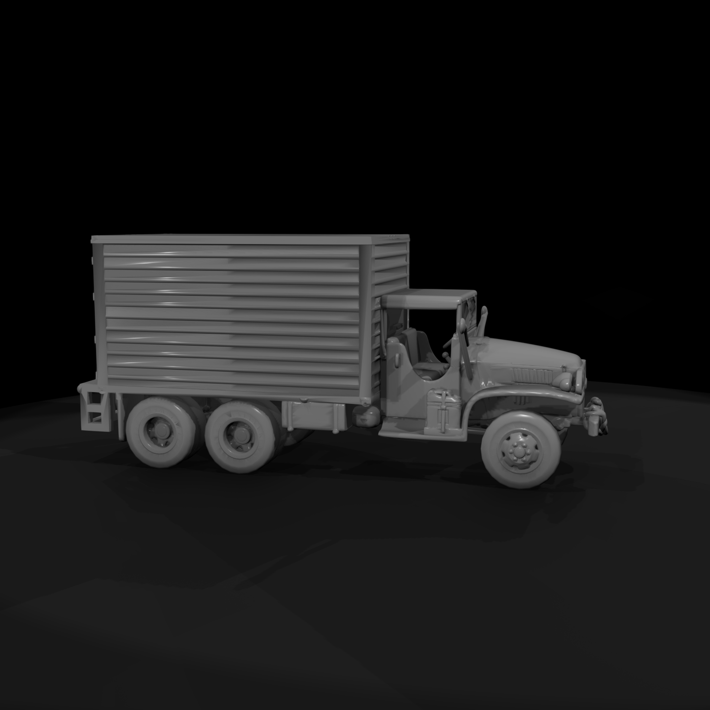 GMC 353 Military box truckv2