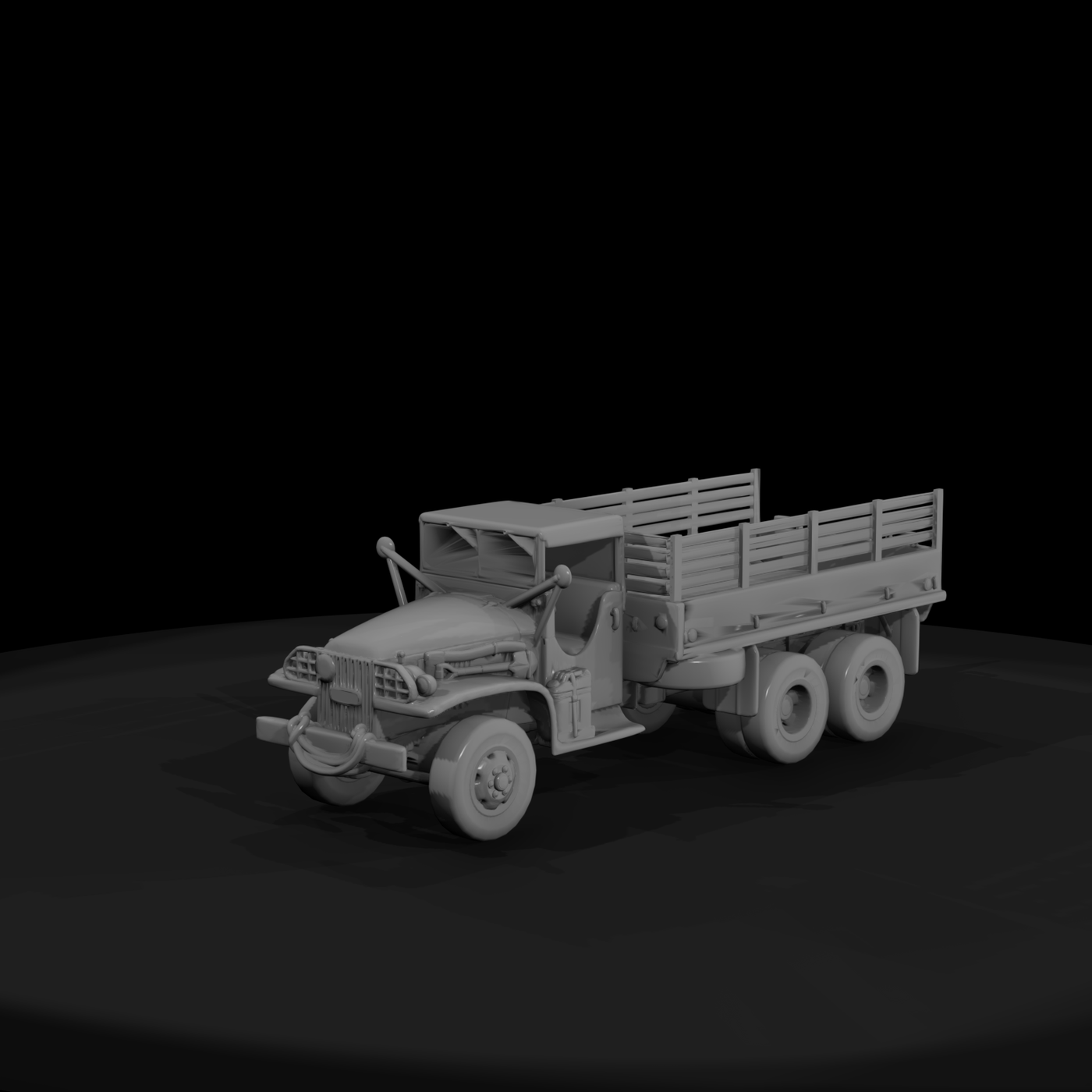 GMC 353 Military Truck open topv1
