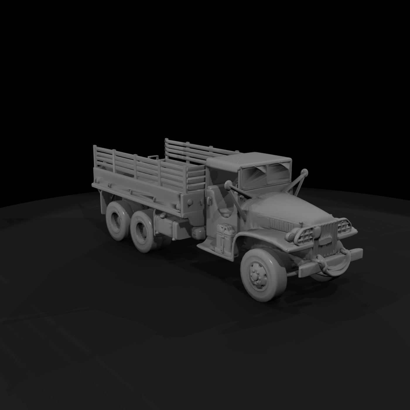 GMC 353 Military Truck open topv1