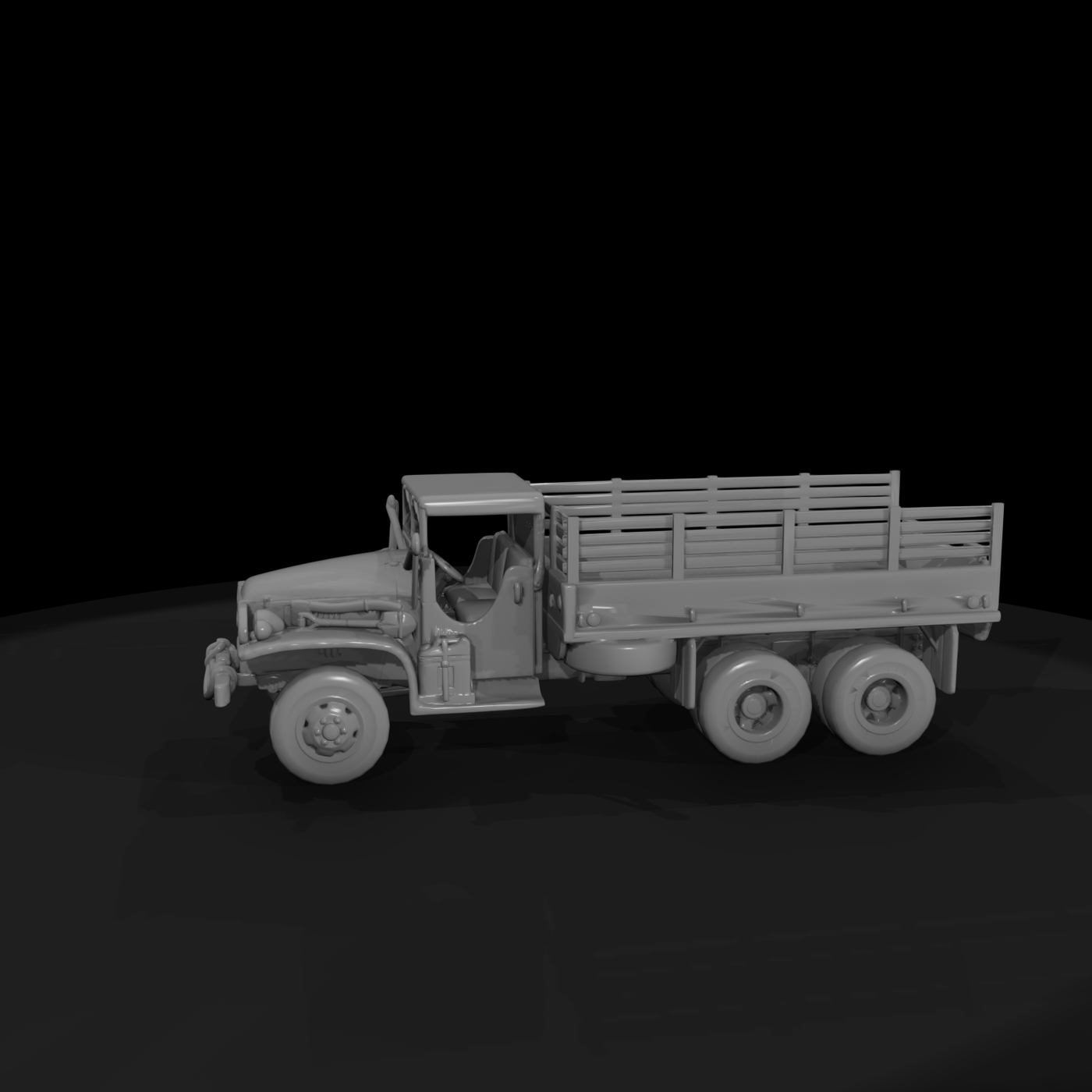 GMC 353 Military Truck open topv1