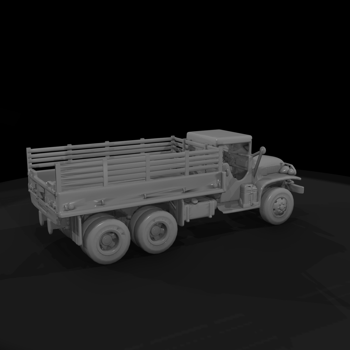GMC 353 Military Truck open topv1