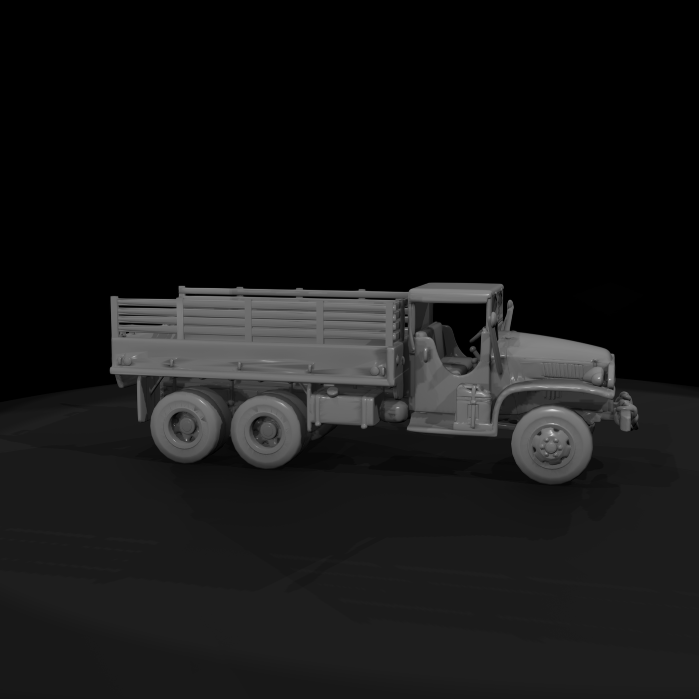 GMC 353 Military Truck open topv1