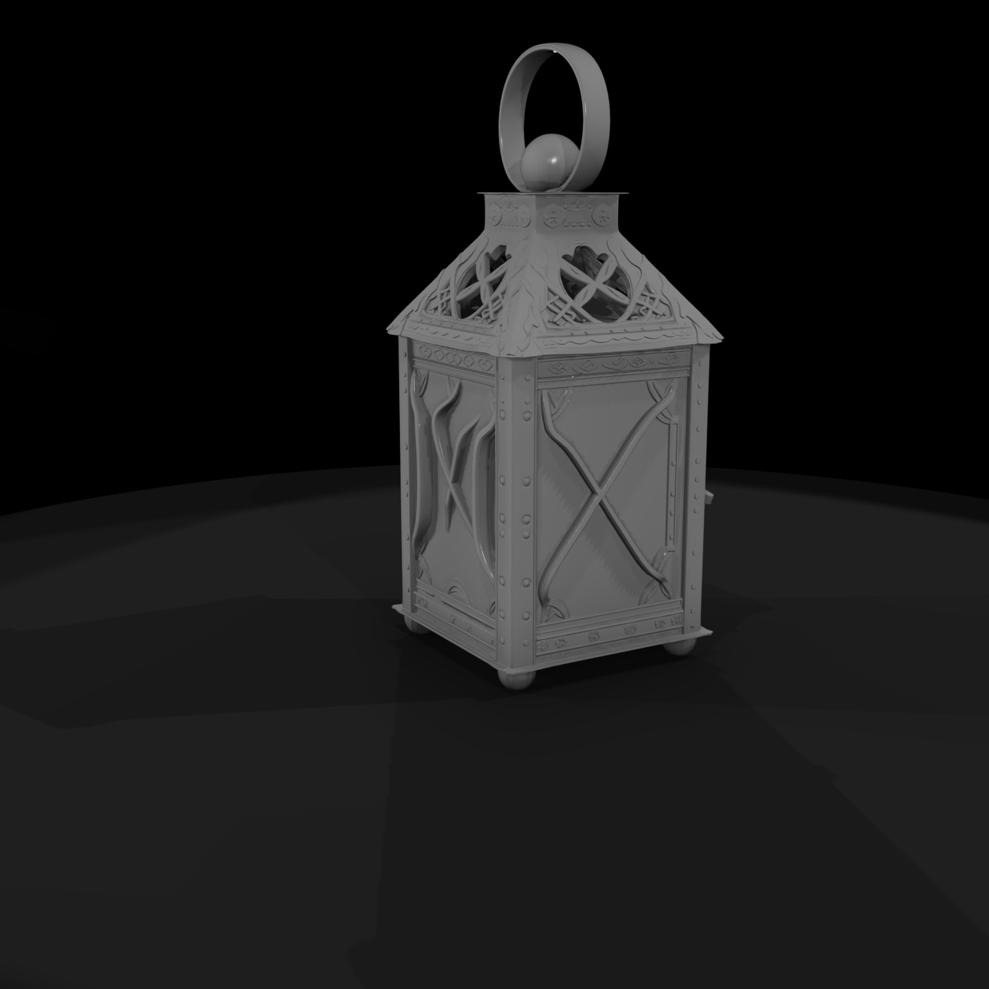 Gothic Filigree Lantern & Railway Layouts