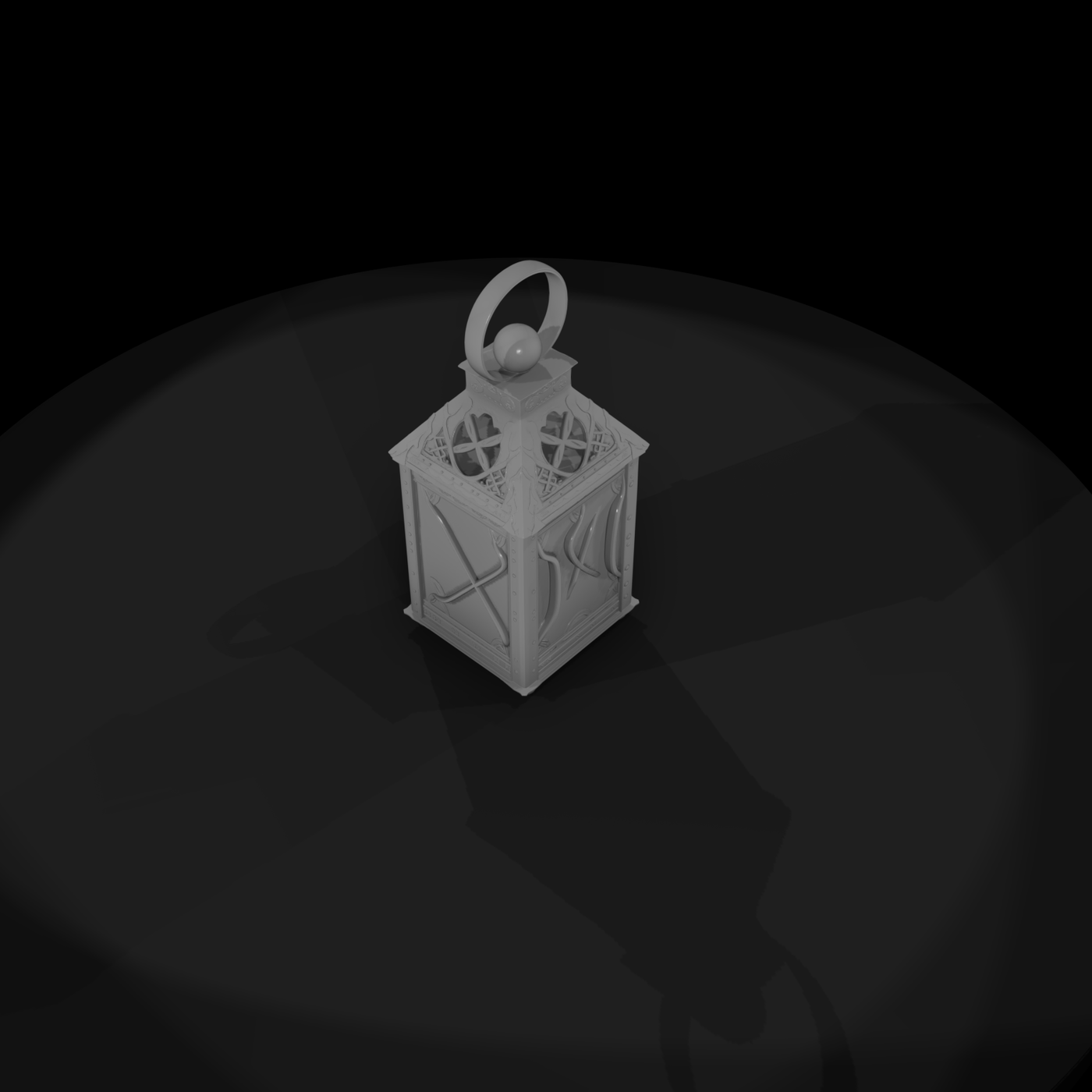 Gothic Filigree Lantern & Railway Layouts