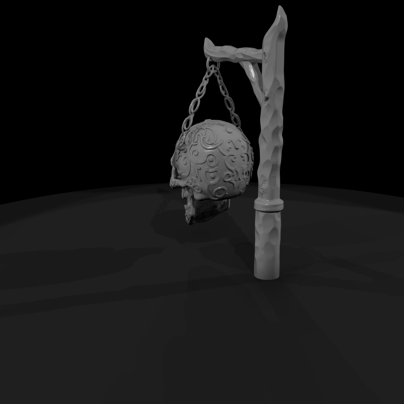 gravestone lantern