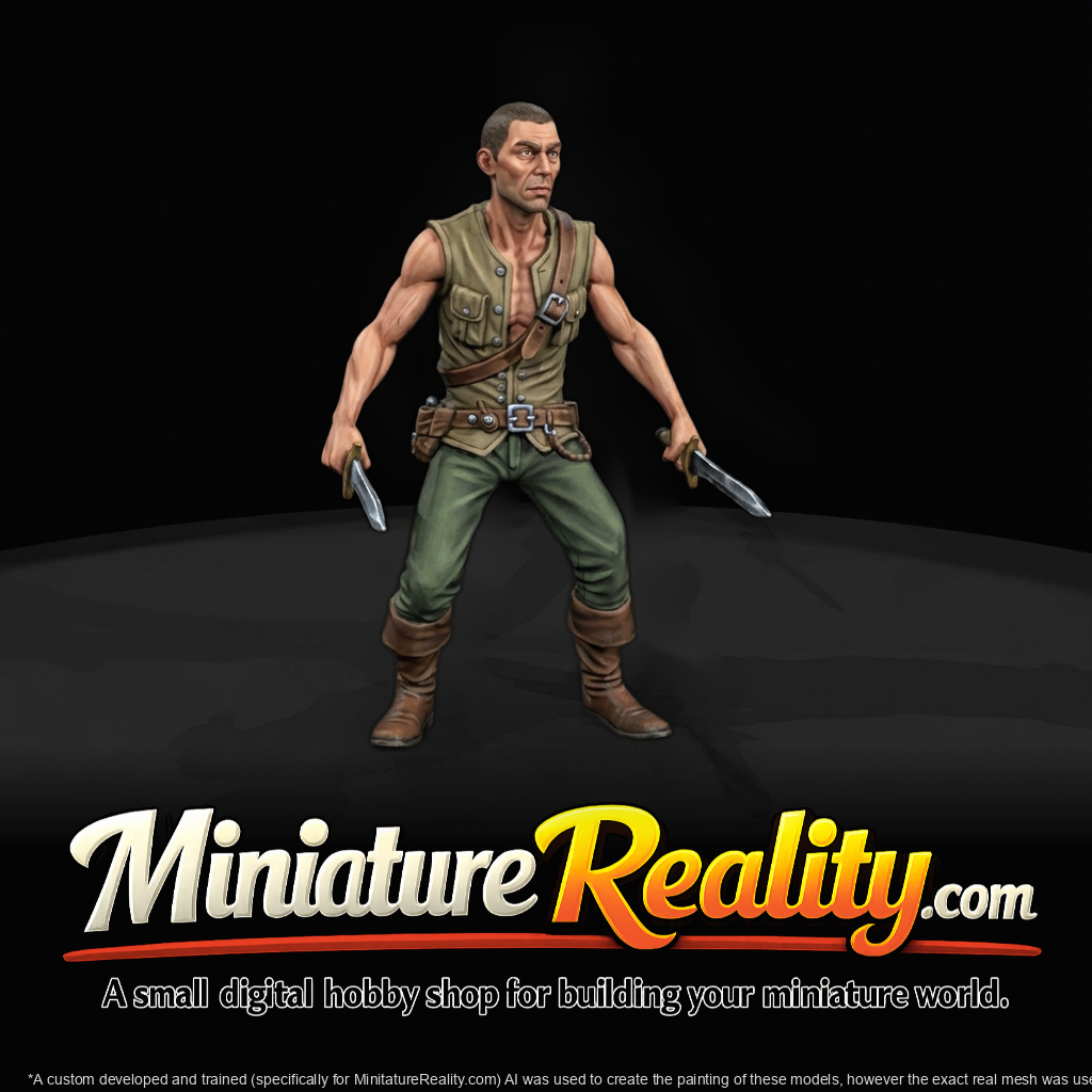 Hector Morales — Undead Pirate Cut‑Throat (32mm)