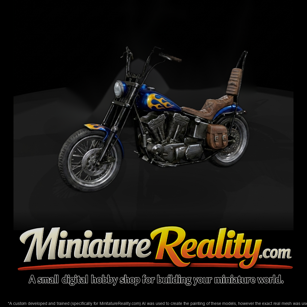 1980s Shovelhead Chopper Motorcycle