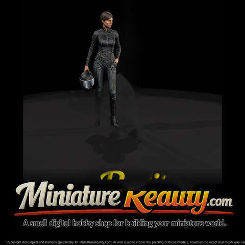 Vivienne 'Ghost' biker figure