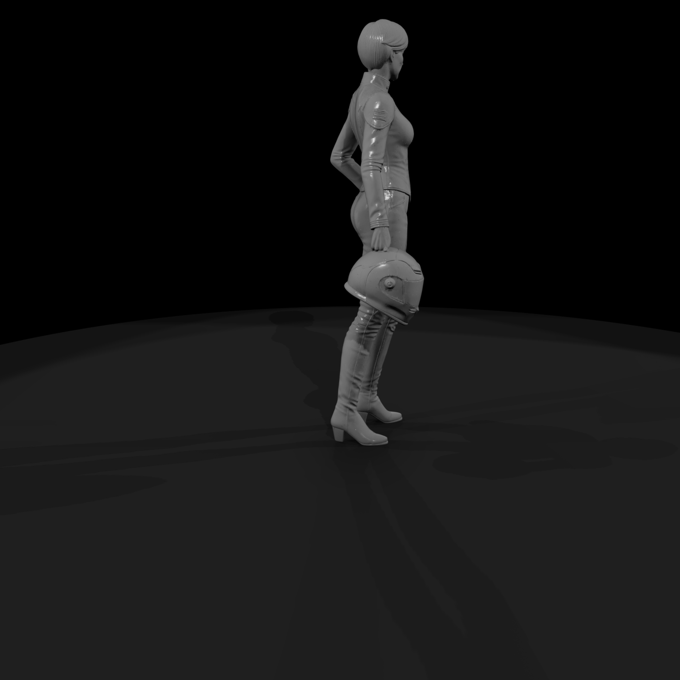 Vivienne 'Ghost' biker figure