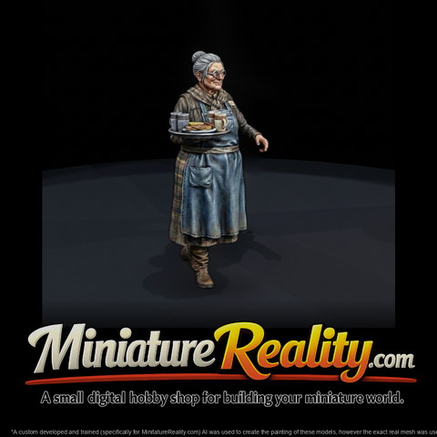 Helga 1980s Biker Matron Miniature