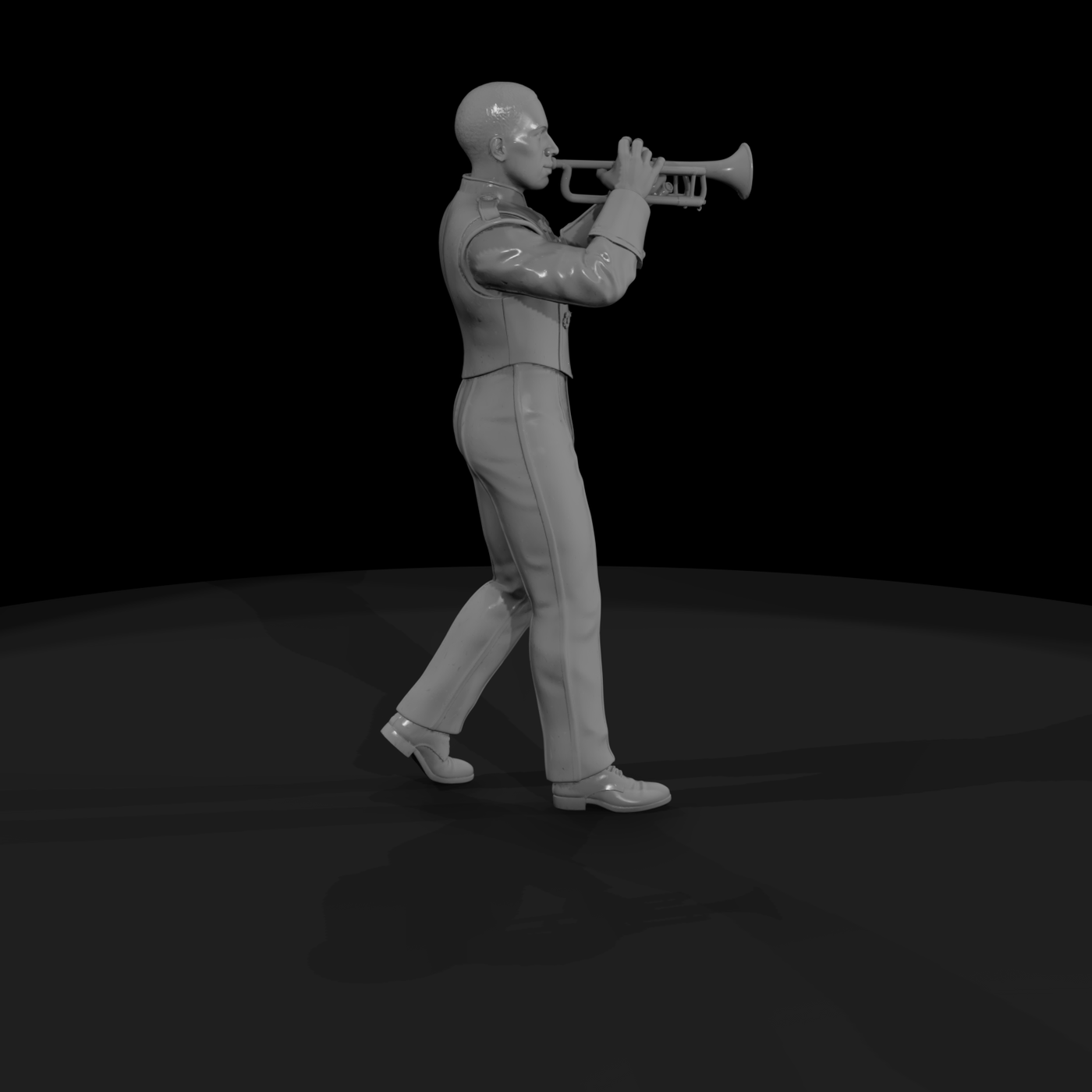 School Band Trumpet Miniature