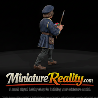 Renaissance Painter Apprentice Figure, three-quarter view — thumbnail 1