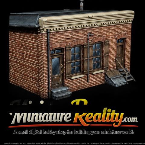 HO Scale Masonry Rowhouse Facade & Model Railroads
