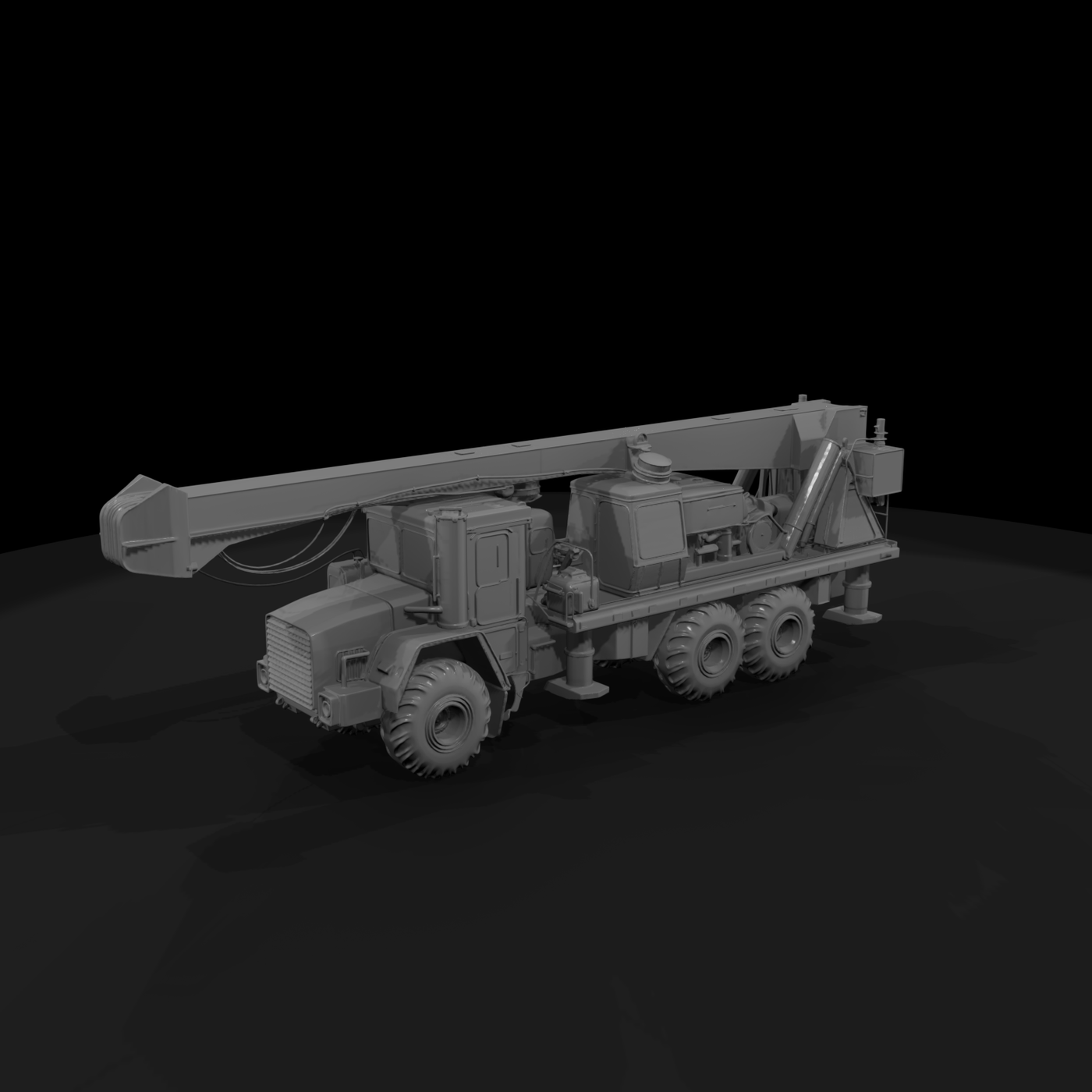 HO Scale Mobile Truck Crane — Heavy Duty Railroading