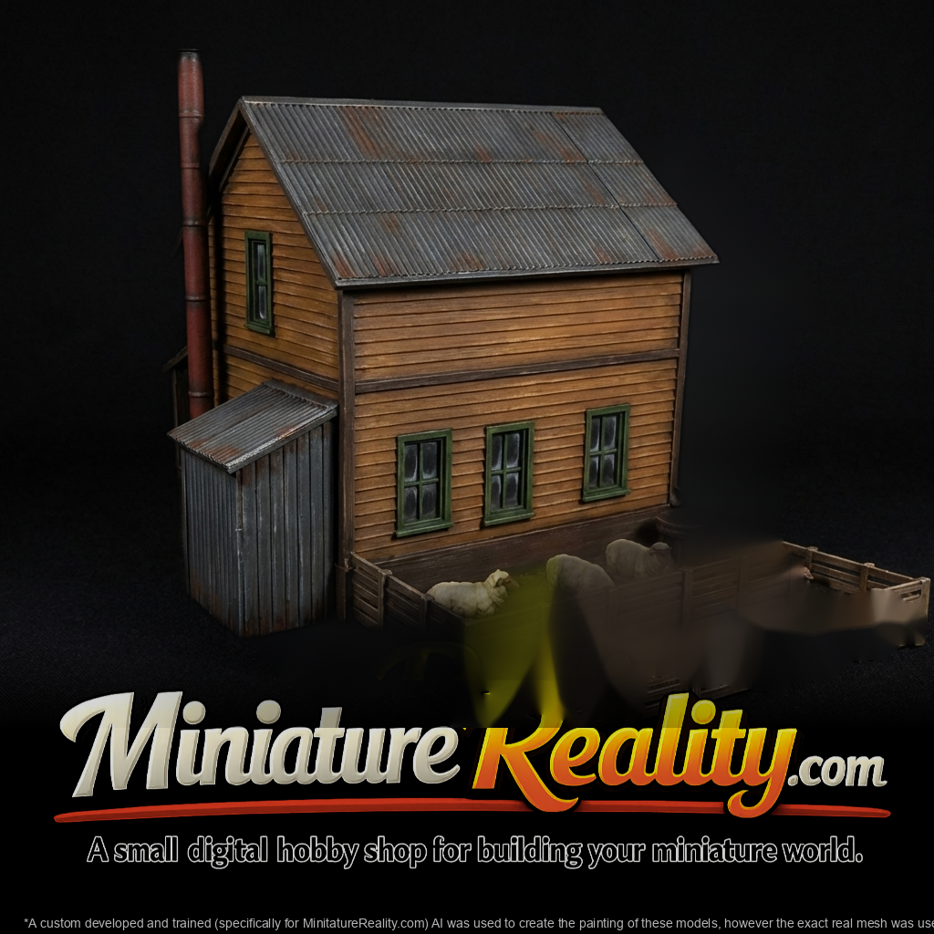 HO Scale Wool Mill & Model Railroads