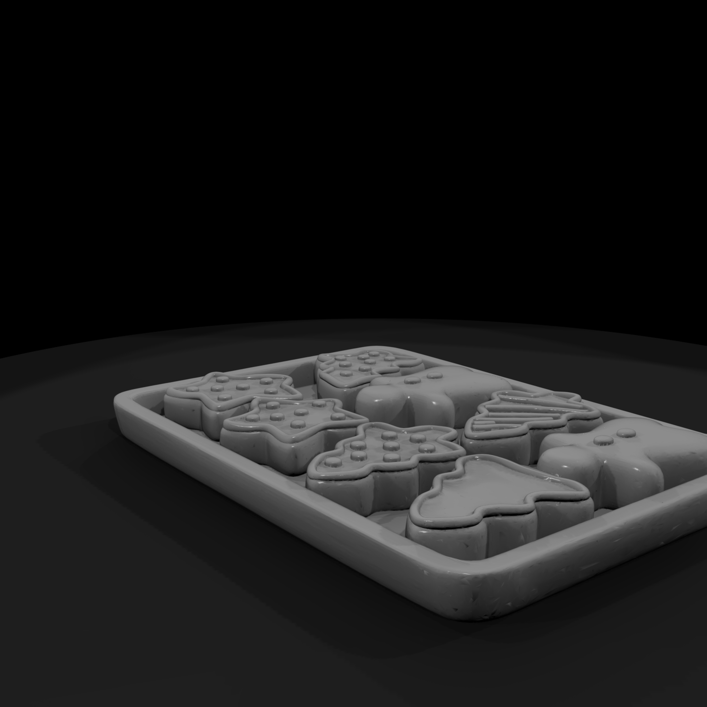 Gingerbread Cookie Tray