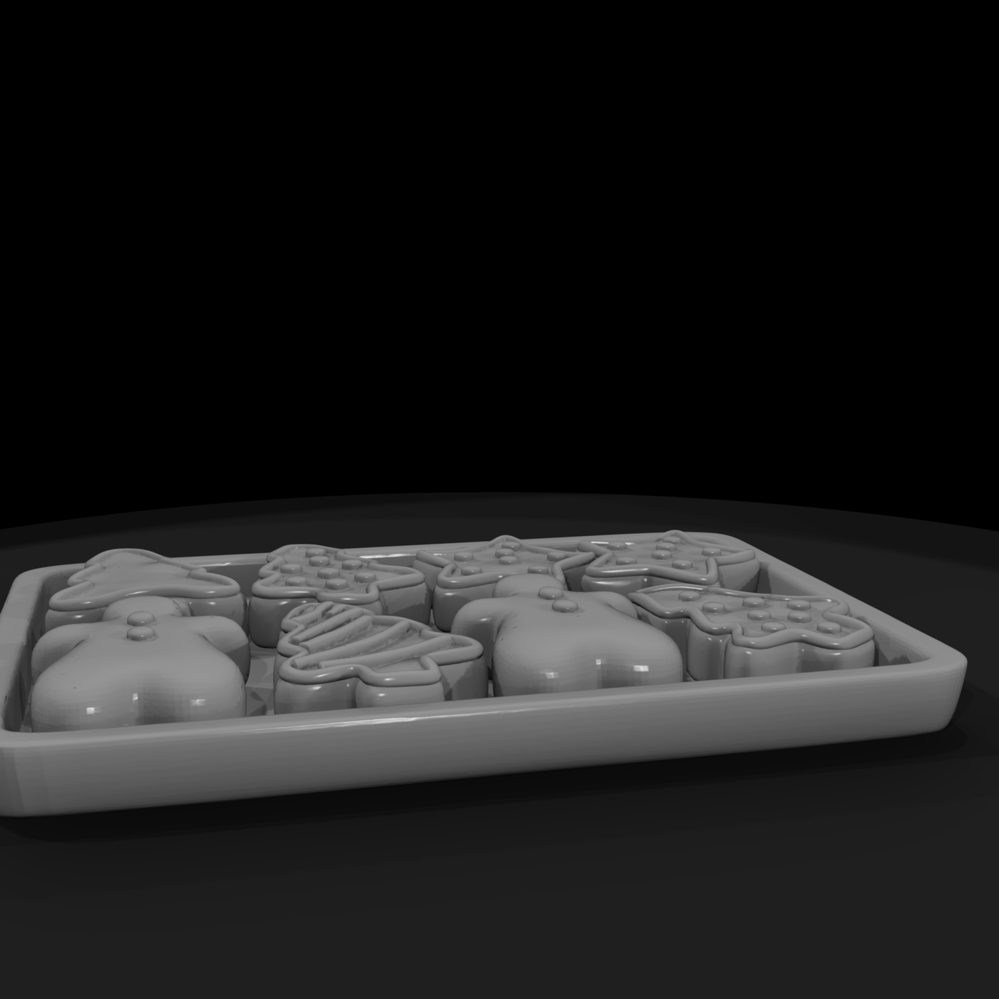 Gingerbread Cookie Tray