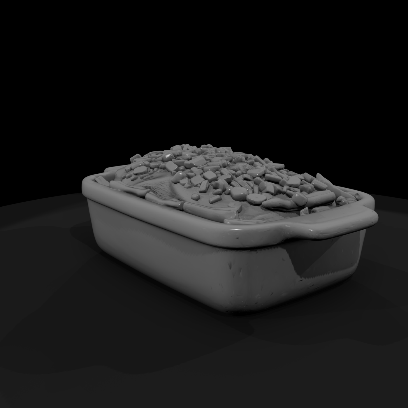 Green Bean Casserole in Baking Dish