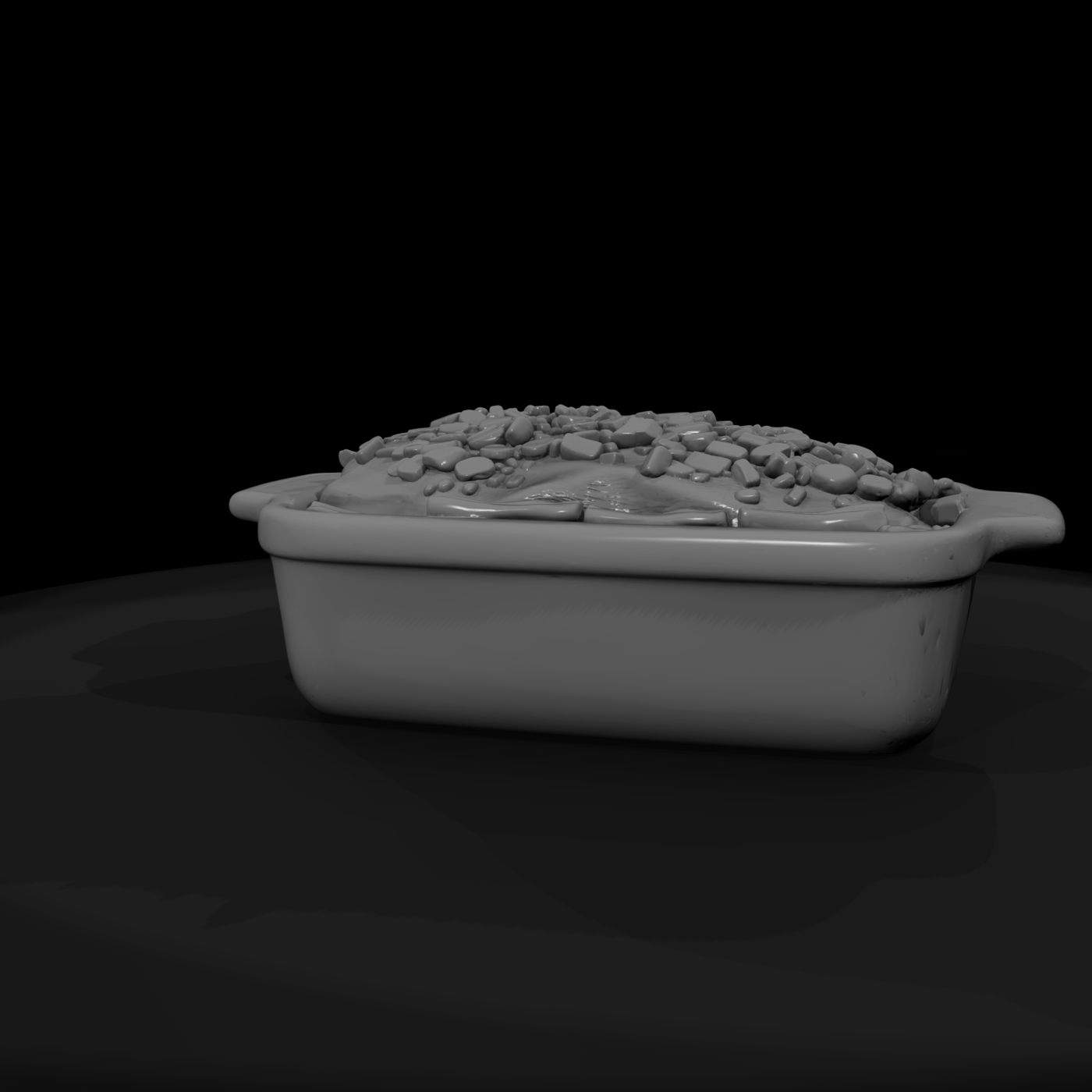 Green Bean Casserole in Baking Dish