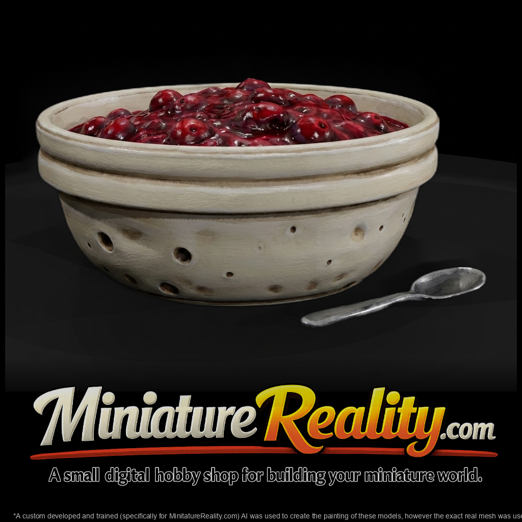 Cranberry Sauce Bowl & Spoon