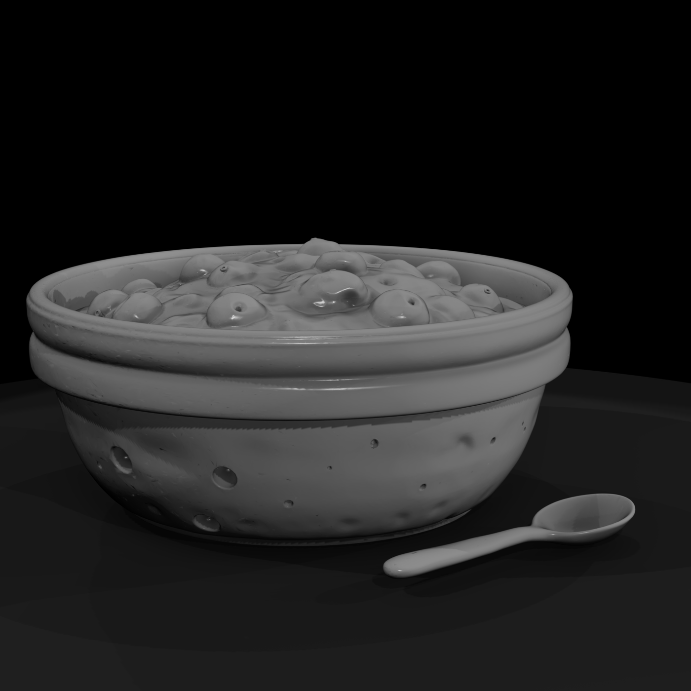 Cranberry Sauce Bowl & Spoon