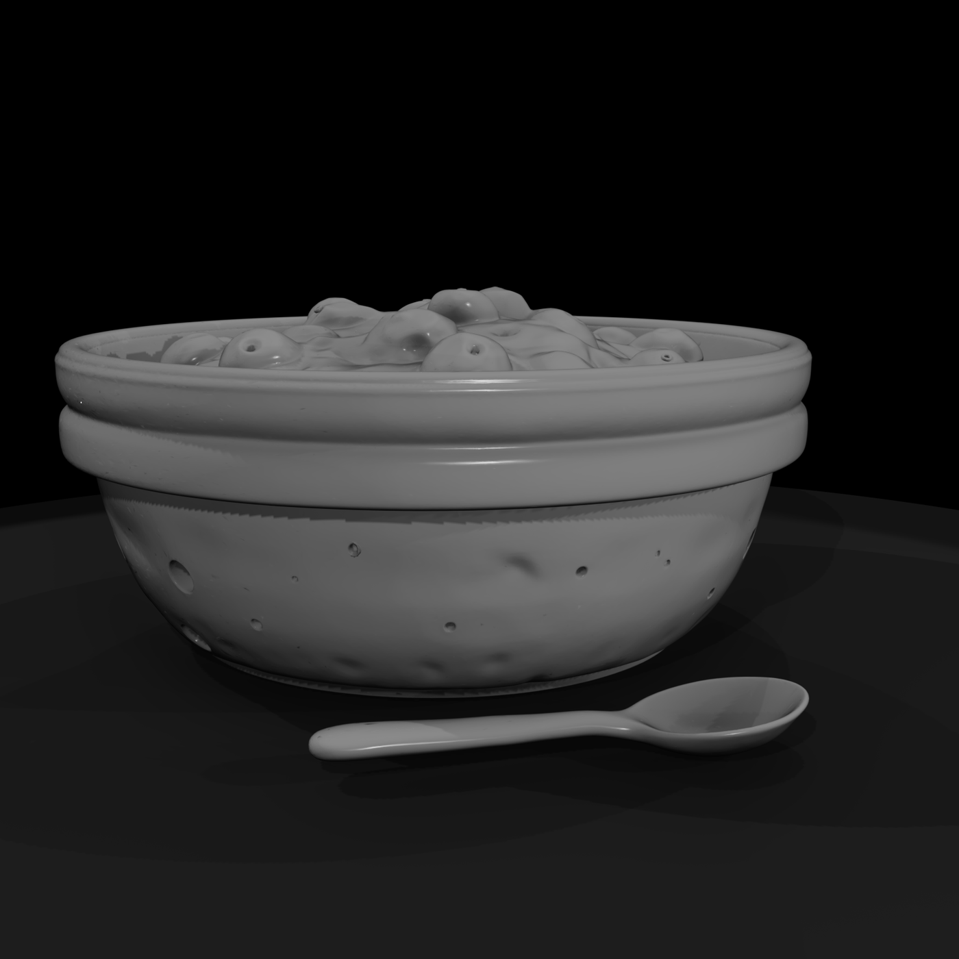 Cranberry Sauce Bowl & Spoon
